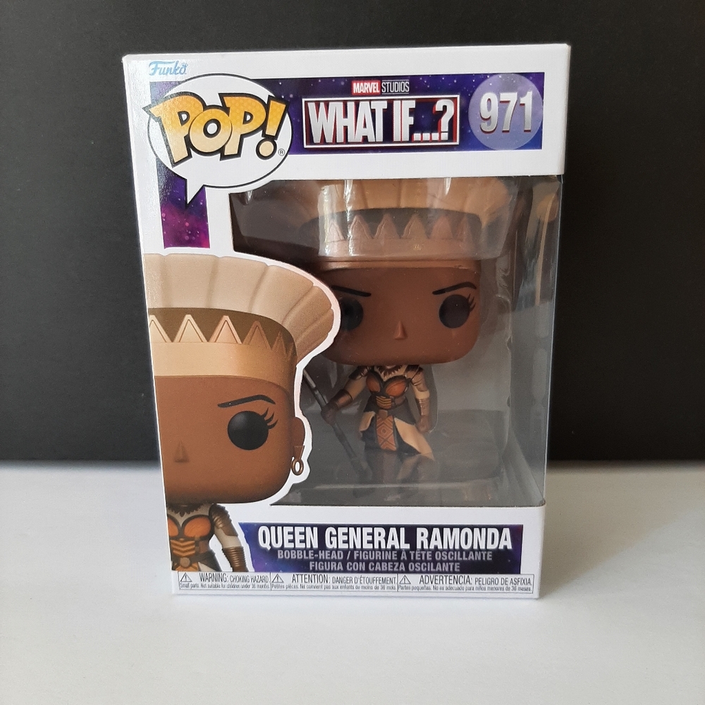 Funko POP! Marvel Studios What if...? Queen General Ramonda Vinyl Figure New
